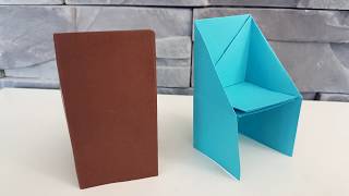 STUHL Origami  Origami einfach falten DIY  Faltanleitung [upl. by Donnie777]