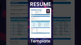 Resume Tutorial 🔥 resume msword [upl. by Lednyc]