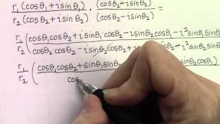 Division of Complex Numbers in Polar Form  Notes and Example  Hernandez [upl. by Deirdre]