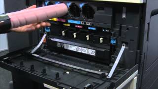 Changing the Toner Cartridge in a 224e 284e 364e [upl. by Duky601]