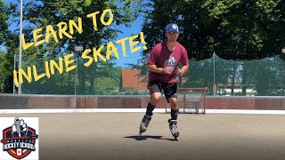 Learn to Inline Skate Beginners Tutorial [upl. by Eppie]