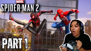 SPIDERMAN 2 GAMEPLAY  PART 1  SURFACE TENSION [upl. by Killy]