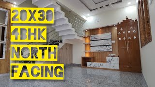 20x30 4BHK North facing duplex house for SALE in BDA layout attached to nagarbhavi  51 [upl. by Ramraj948]