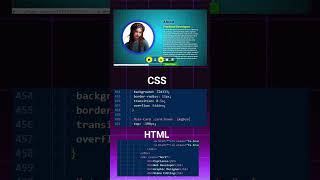 portfolio website using html and css only Easy tutorial  portfolio website project [upl. by Ikkiv]