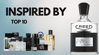 Top 10 Most Popular AVENTUS Clones  10 Fragrances quotInspired Byquot CREED AVENTUS  From worst to best [upl. by Ardnac]