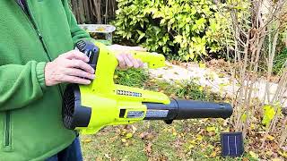 RYOBI ONE Cordless Leaf Blower Fast Review [upl. by Otsuaf]