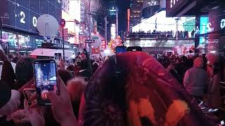 Time Square 2024 Ball drop [upl. by Saideman]