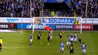 DIF  AIK 169 2012 03 Highlights Sista Råsunda Derbyt [upl. by Norwood]