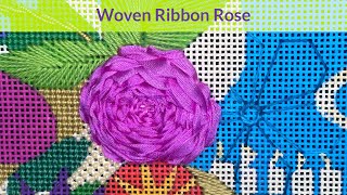 Woven Ribbon Rose [upl. by Enelyad]