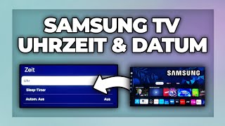 Samsung Fernseher Uhrzeit amp Datum ändern  Tutorial [upl. by Ykceb245]