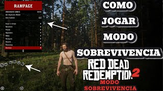 como jogar modo sobrevivência no Red Dead Redemption 2 [upl. by Dannie]