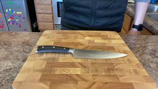 Wusthof Classic Ikon 8quot Chef Knife Mini Review [upl. by Eidok]