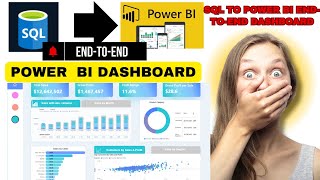 Power BI Dashboard Customer Insights Dashboard in Power BI  SQL to Power BI EndtoEnd Tutorial [upl. by Vic]