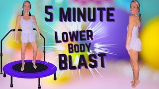 5m Lower Body Workout  Quick Lower Body Workout for Strong amp Lean Glutes amp Legs  Beginner Friendly [upl. by Buffo876]