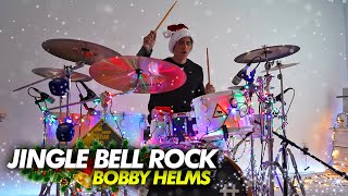 JINGLE BELL ROCK  Bobby Helms DRUM COVER [upl. by Wanfried468]