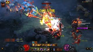 Day 3 World Rank 2 Diablo 3 Season 31 Firebird FB Wizard Solo GR140  1400 Clear SSFYOLO [upl. by Orhtej]