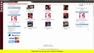 How To install OsCommerce on ubuntu Linux [upl. by Alpert]