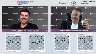 Jan Gustafsson amp Peter Svidler Funny Moment [upl. by Kilar]