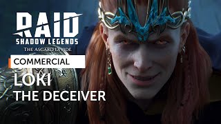 RAID Shadow Legends  Loki The Deceiver Official Commercial [upl. by Enaxor489]