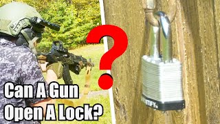 Can a gun open a lock [upl. by Marilyn]