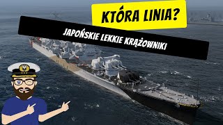 Japońskie lekkie krążowniki  Którą linie wybrać  World of Warships [upl. by Talya]