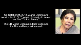 Alanis Obomsawin quotA place where you have a voicequot [upl. by Zolnay]