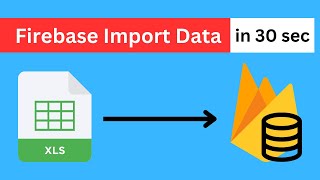 Firebase Import Data CSV  How to Import CSV file to Firebase Database Firestore DB [upl. by Nesyla]