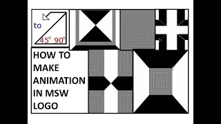 MSW logo tutorialMSW LOGO animation commandsFor commandLogo commands for class 3 amp 4 [upl. by Sira]