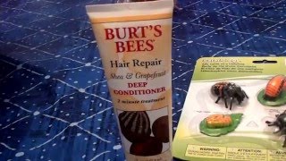 Burts Bees Hair Repair Shea amp Grapefruit Deep Conditioner 2 minute treatment [upl. by Hinkle]