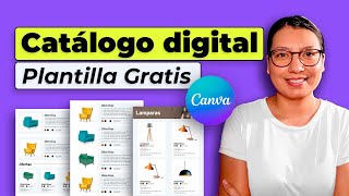 Cómo Hacer un Catálogo Digital en Canva Gratis con Plantilla de REGALO 2024 [upl. by Calva580]