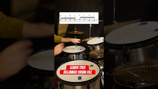 Simple Drum Fill for Beginners 🥁 Quick and Easy [upl. by Oiciruam88]