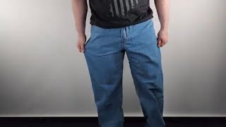 Wide Leg or Straight Decoding Mens Relax Fit Jeans Y2K Vibes Jeans Review [upl. by Aissela]