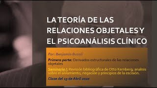 I Otto Kernberg análisis sobre el aislamiento negación y principios de la escisión [upl. by Grados169]