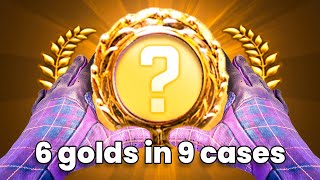 I Unboxed 6 Golds in 9 Cases [upl. by Alvie877]