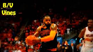 Lebrons Ferocious Tomahawk Jam in Super Slow Motion [upl. by Haughay]