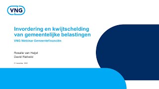 Webinar Gemeentefinanciën  Invordering en kwijtschelding van gemeentelijke belastingen 22112022 [upl. by Adnael931]