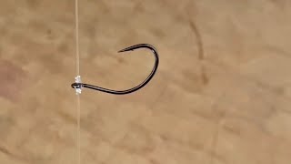 How to tie a drop shot hook  quick and easy [upl. by Bajaj845]