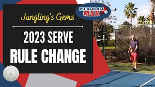 2023 Pickleball Serve Rule Changes [upl. by Amlez]