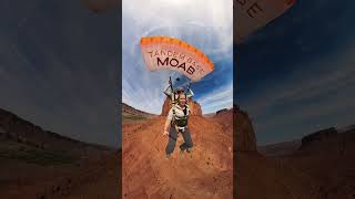 Parriott Mesa Tandem BASE jump youtubeshorts fear vacation moab adventure basejumping [upl. by Kenimod]