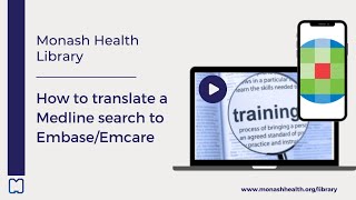 How to translate from Medline to EmbaseEmcare [upl. by Riamu]