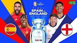 Spain vs England EURO 2024 Final PLAY ON [upl. by Dnalram372]