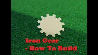 Factory Simulator Roblox  How to build  Tier 2 Compressed  Iron Gear [upl. by Asusej]