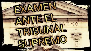 Mi experiencia opositandoExamen Oral Ante el Tribunal Supremo Oposiciones a Judicaturas [upl. by Recneps]