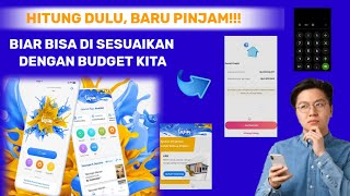 Cara hitung kalkulator Livin KPR  Simulasi pinjaman KPR bank mandiri [upl. by Suelo485]