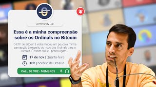 É ISSO QUE EU TO FAZENDO COM ORDINALS NO BITCOIN [upl. by Rosen]