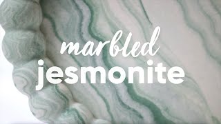 DIY Marbled Jesmonite [upl. by Sommers]