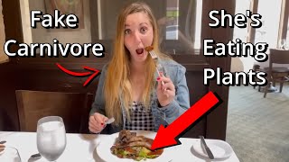 Exposing Lillie Kane The Fake Carnivore that EATS PLANTS LillieKane [upl. by Kayle]