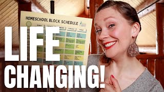 LIFECHANGING Homeschool Routine  Time Blocking Schedule For Homeschool [upl. by Atsyrk448]