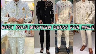 Best indo western dress for men for wedding 2024  indo western outfits for weddings [upl. by Ahnavas]