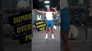 How To Dumbbell Overhead Press [upl. by Nylahsoj839]